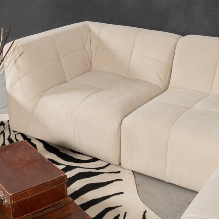 Canapé modulable Pogo Takanap beige 5 places
