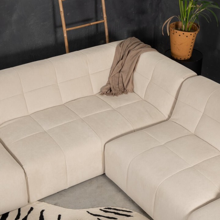 Canapé modulable Pogo Takanap beige 5 places