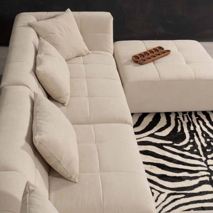 Canapé convertible 5 places Pogo Concept Takanap beige
