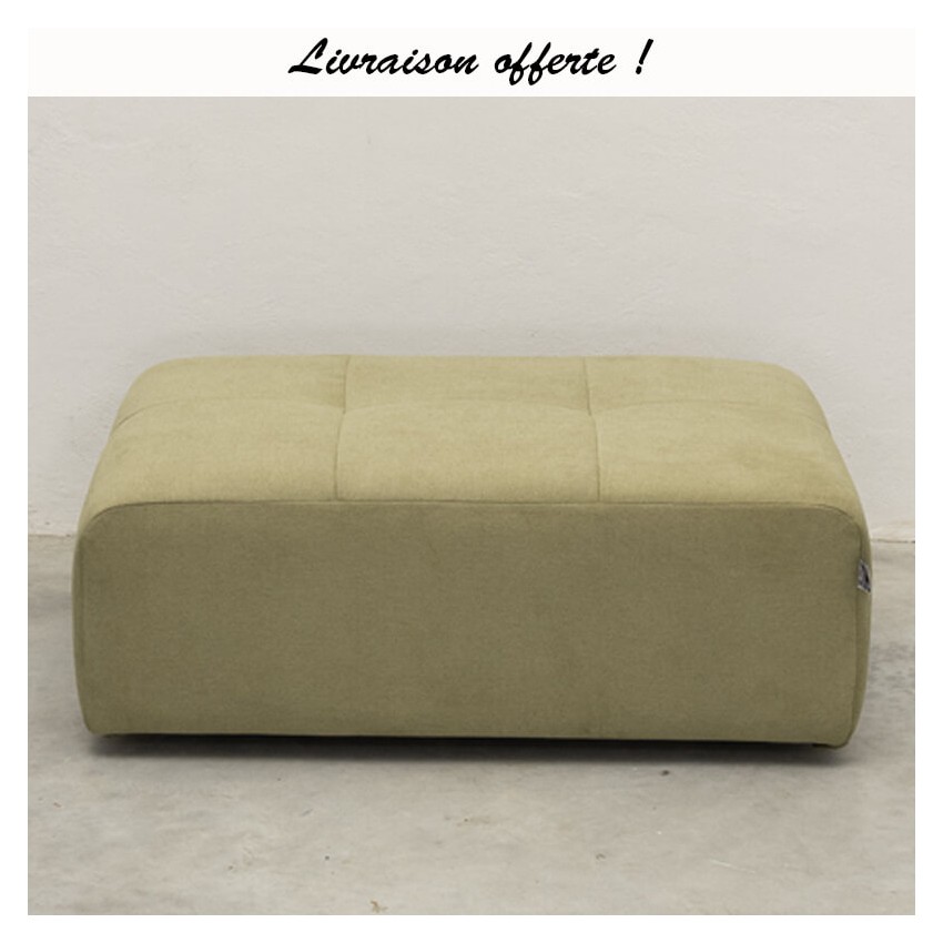 TAKANAP POUF RECTANGULAIRE HR TISSU BRONX