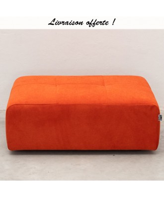 TAKANAP POUF RECTANGULAIRE HR TISSU BRONX