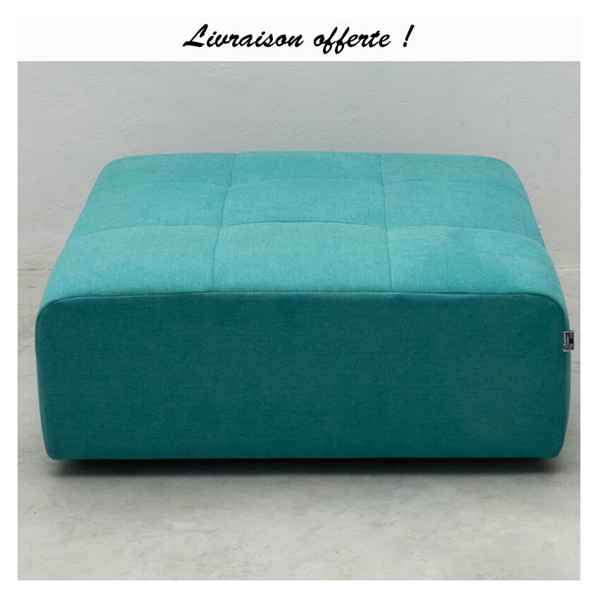 TAKANAP POUF CARRE HR TISSU BRONX