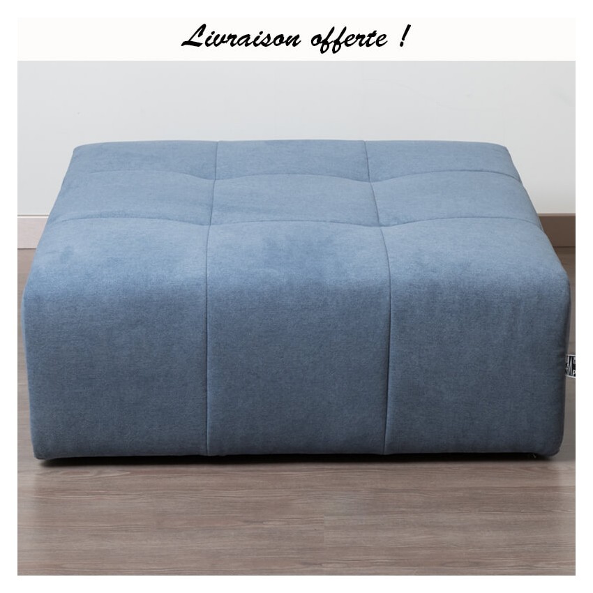 TAKANAP POUF CARRE HR TISSU BRONX