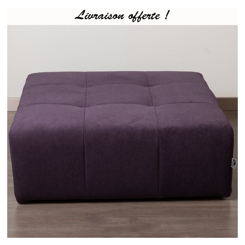 TAKANAP POUF CARRE HR TISSU BRONX