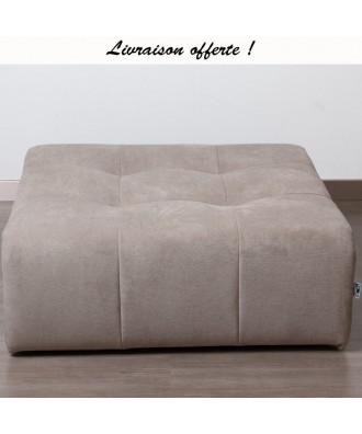 TAKANAP POUF CARRE HR TISSU BRONX