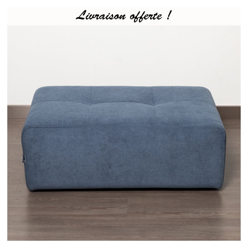 TAKANAP POUF RECTANGULAIRE HR TISSU BRONX