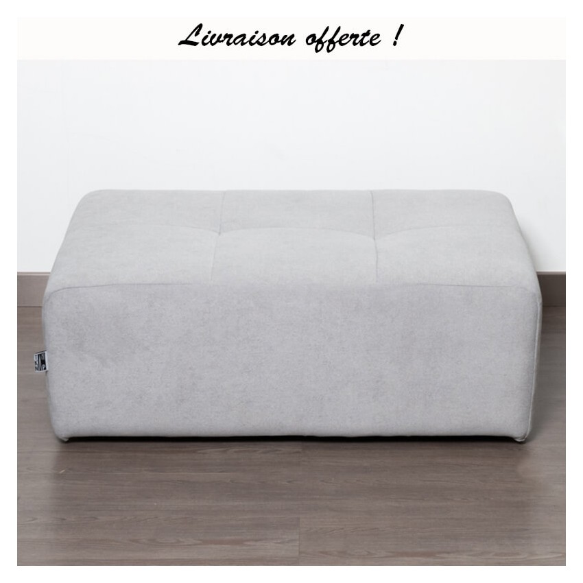 TAKANAP POUF RECTANGULAIRE HR TISSU BRONX