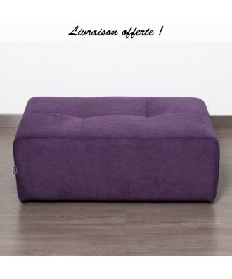 TAKANAP POUF RECTANGULAIRE HR TISSU BRONX