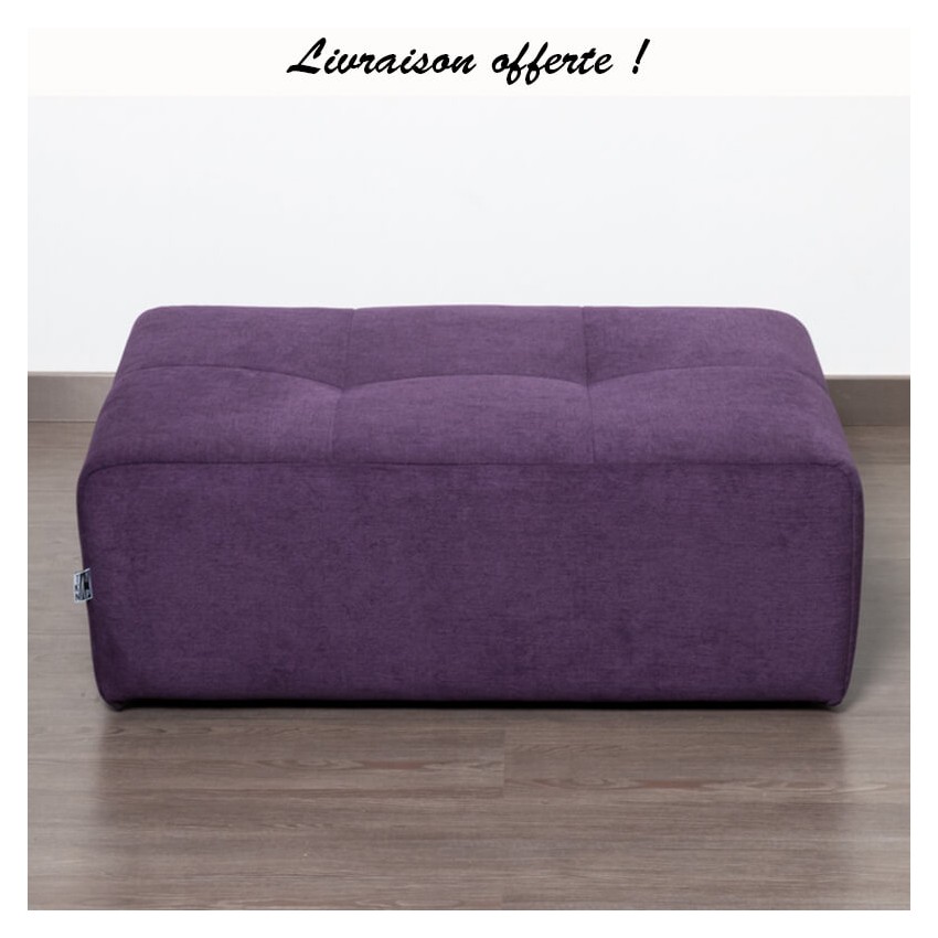 TAKANAP POUF RECTANGULAIRE HR TISSU BRONX