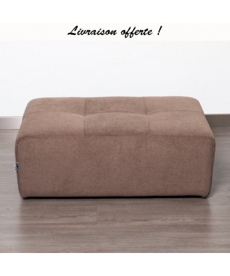 TAKANAP POUF RECTANGULAIRE HR TISSU BRONX