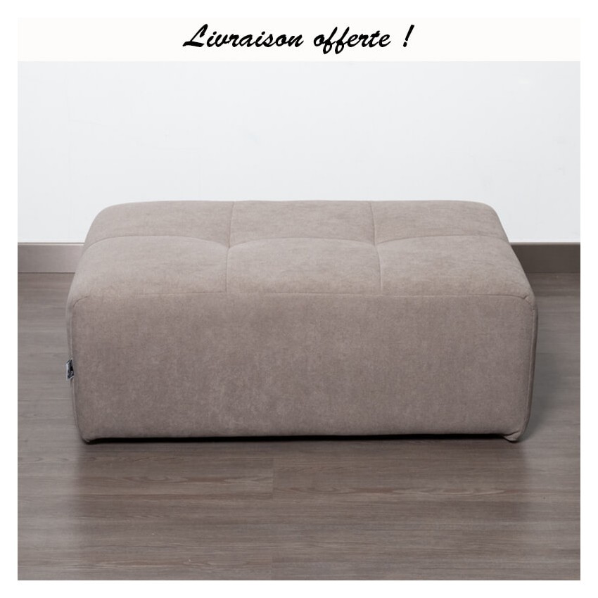 TAKANAP POUF RECTANGULAIRE HR TISSU BRONX