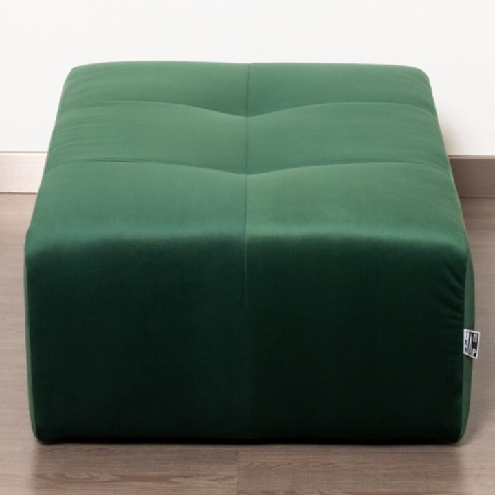 TAKANAP CANAPÉ POUF RECTANGULAIRE HR VELOURS PARIS