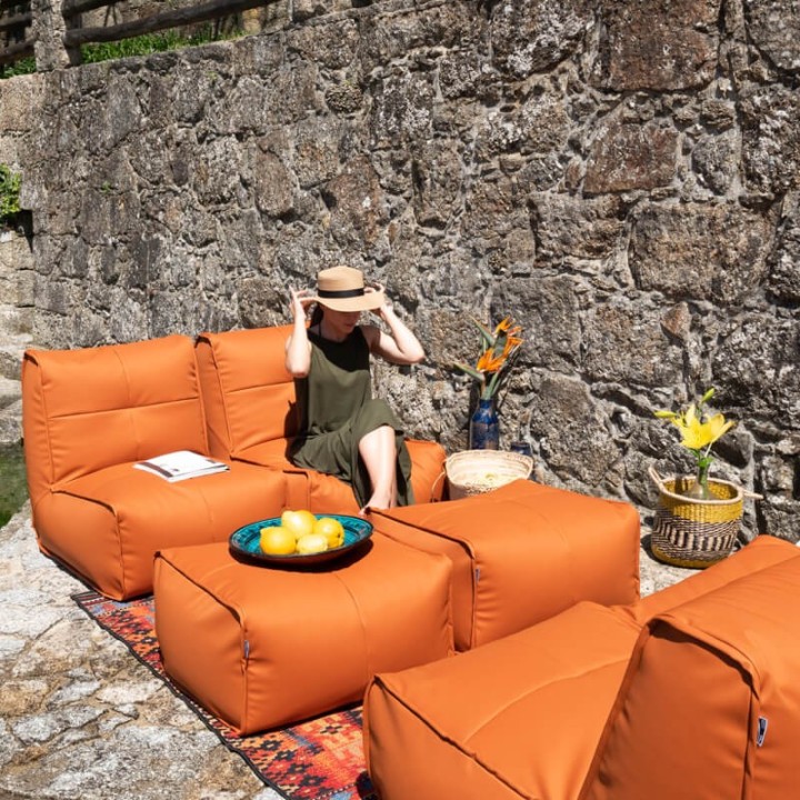 Canapé extérieur Nomad Terre cuite Takanap