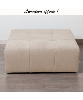 TAKANAP POUF CARRE HR TISSU BRONX