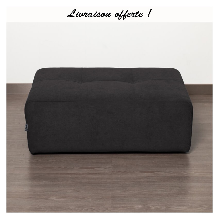 TAKANAP POUF RECTANGULAIRE HR TISSU BRONX