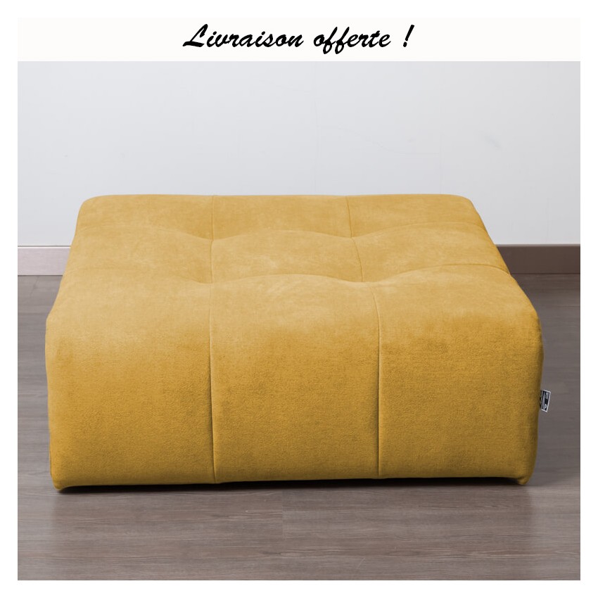 TAKANAP POUF CARRE HR TISSU BRONX