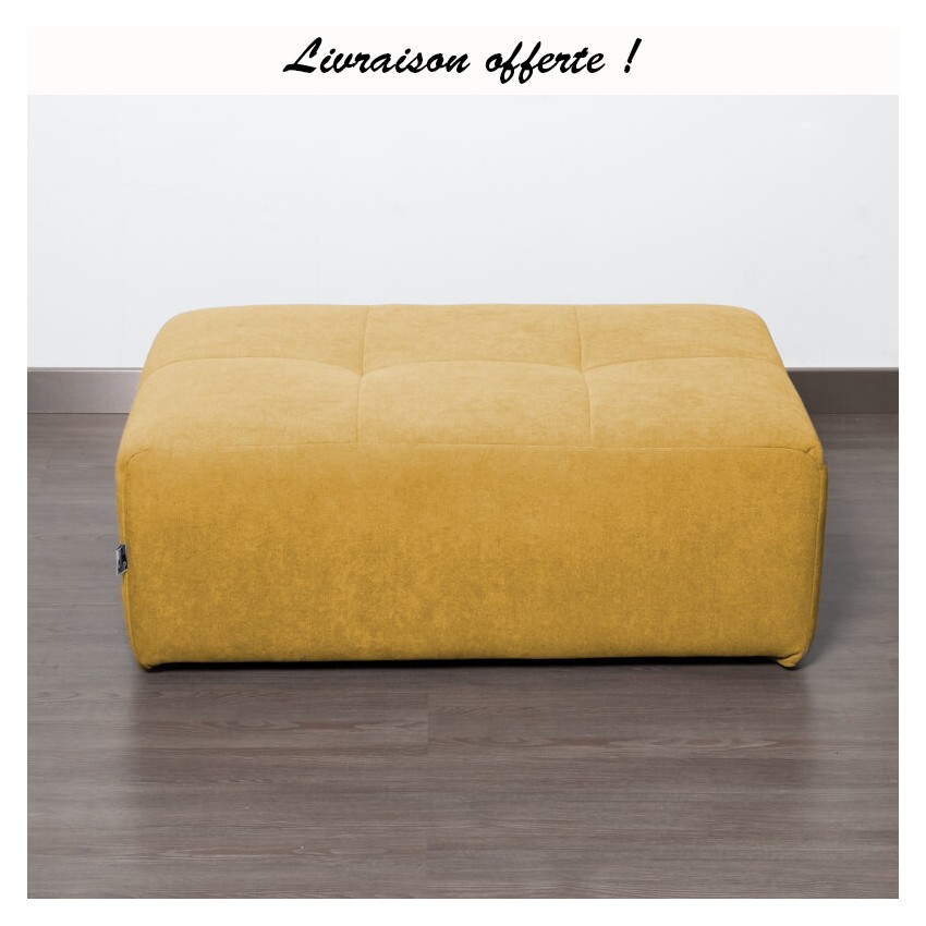 TAKANAP POUF RECTANGULAIRE HR TISSU BRONX