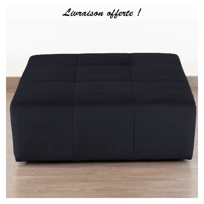 TAKANAP POUF CARRE HR VELOURS PARIS