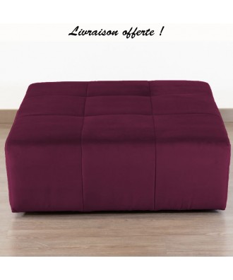 TAKANAP POUF CARRE HR VELOURS PARIS