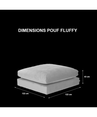 TAKANAP FLUFFY Pouf module seul