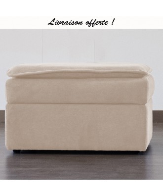 TAKANAP BOREAL/AUSTRAL-pouf avec rangement module seul