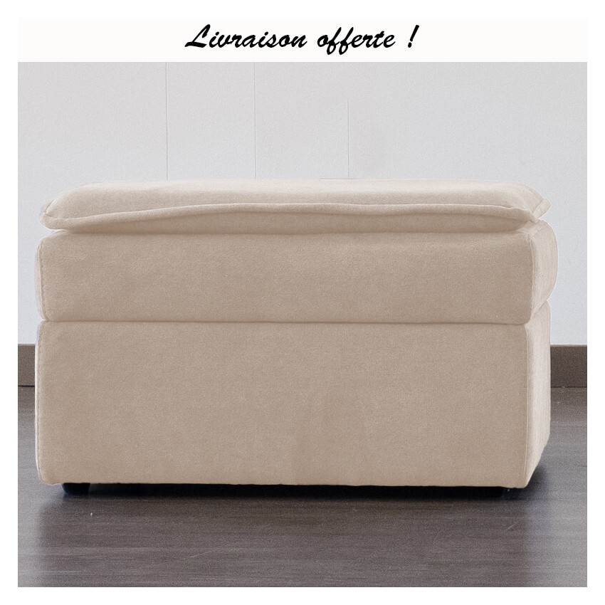 TAKANAP BOREAL/AUSTRAL-pouf avec rangement module seul