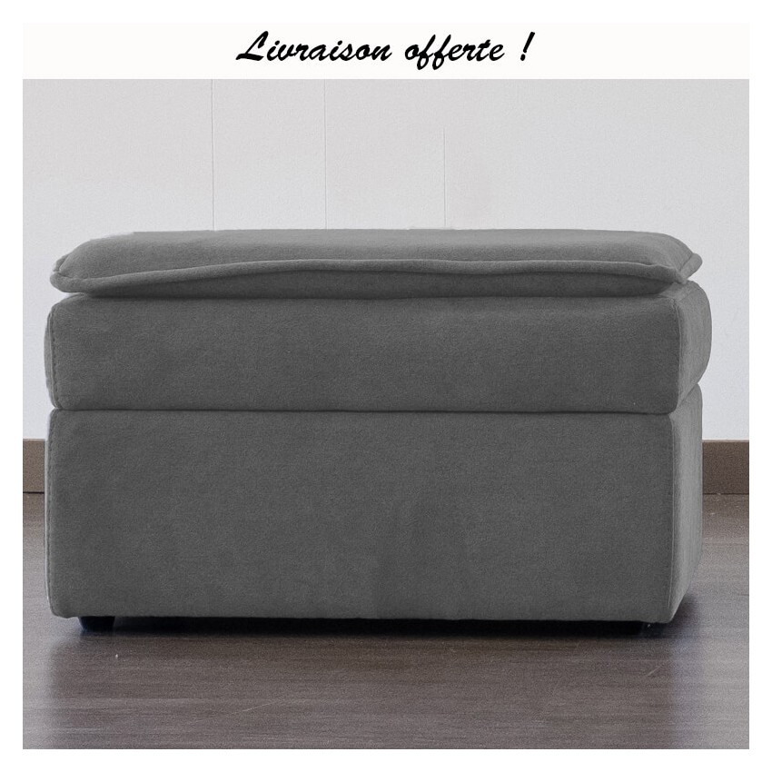 TAKANAP BOREAL/AUSTRAL-pouf avec rangement module seul