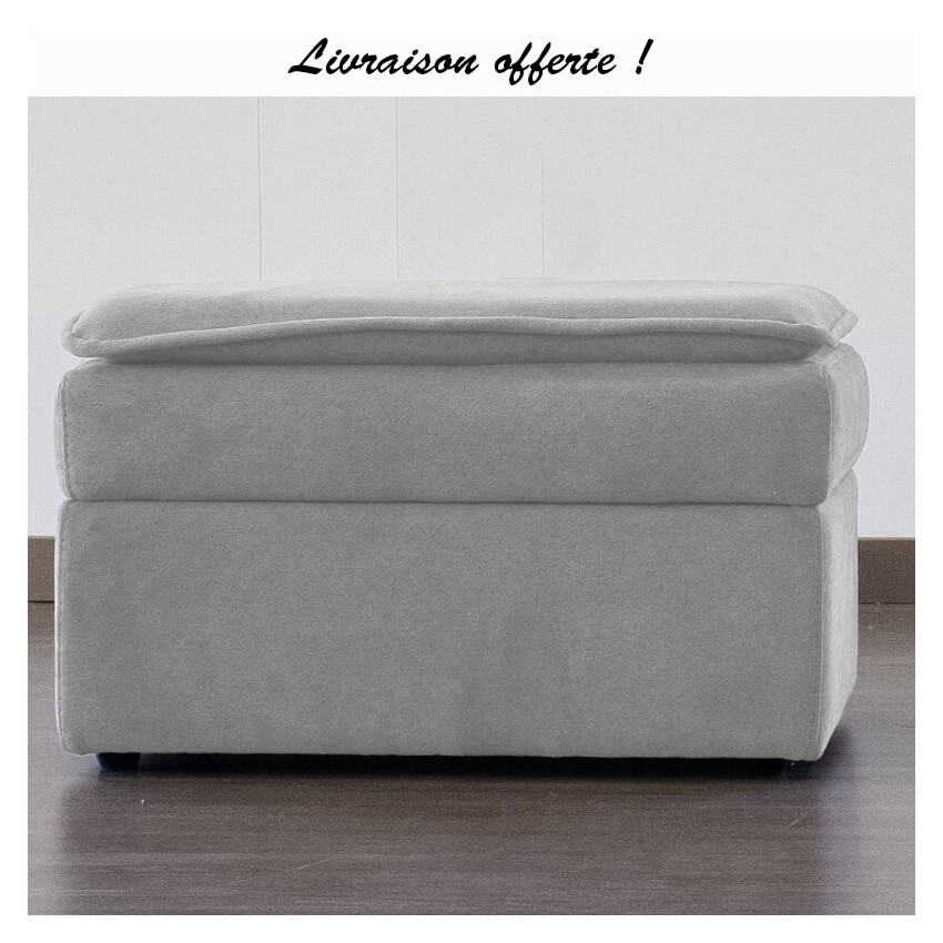 TAKANAP BOREAL/AUSTRAL-pouf avec rangement module seul