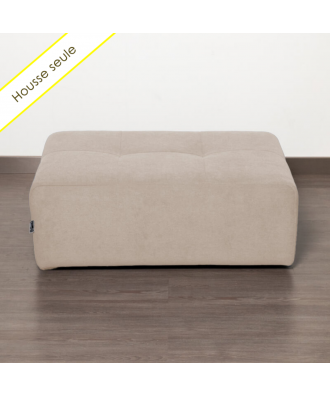 HOUSSE POUF RECTANGULAIRE TISSU BRONX