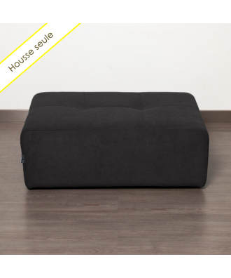 HOUSSE POUF RECTANGULAIRE TISSU BRONX