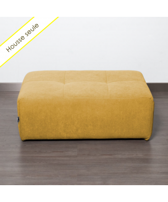 HOUSSE POUF RECTANGULAIRE TISSU BRONX