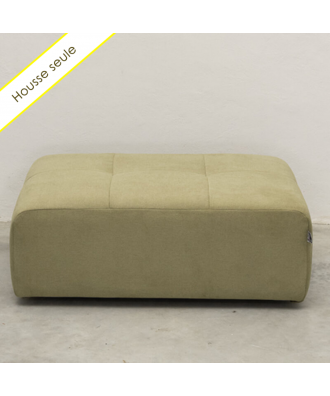 HOUSSE POUF RECTANGULAIRE TISSU BRONX