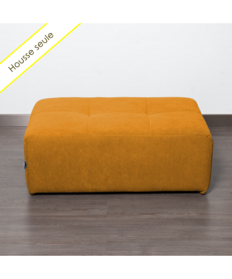 HOUSSE POUF RECTANGULAIRE TISSU BRONX