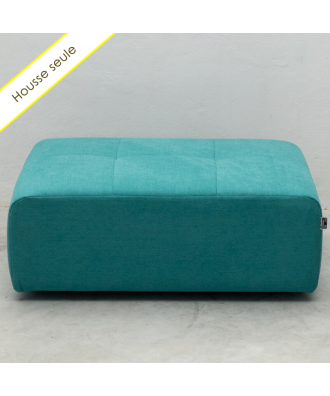 HOUSSE POUF RECTANGULAIRE TISSU BRONX