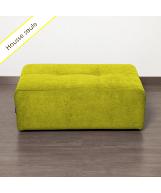 HOUSSE POUF RECTANGULAIRE TISSU BRONX