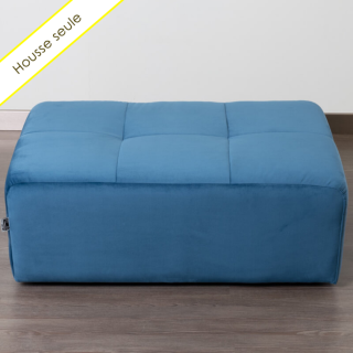 HOUSSE POUF RECTANGULAIRE VELOURS PARIS
