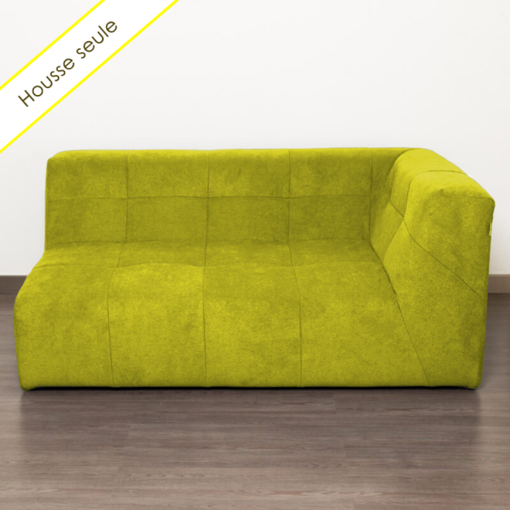 TAKANAP HOUSSE ANGLE DOUBLE DROIT TISSU BRONX