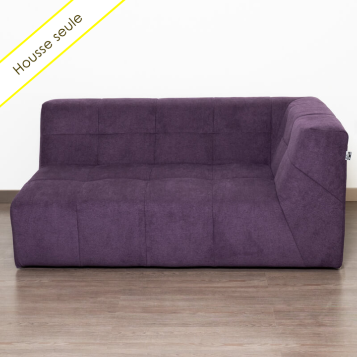 TAKANAP HOUSSE ANGLE DOUBLE DROIT TISSU BRONX