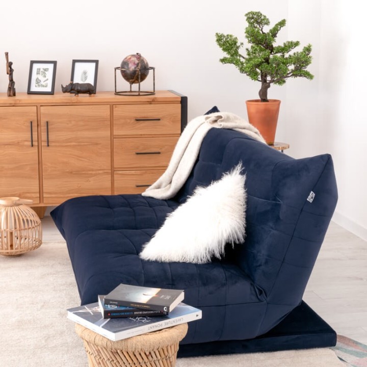 Clic clac Shamu Takanap bleu nuit 2 places