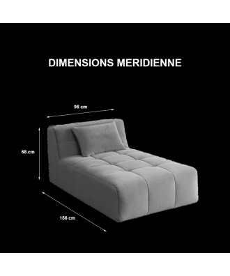 TAKANAP CANAPÉ MERIDIENNE HR BOUCLETTE