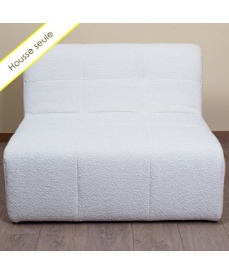 HOUSSE CHAUFFEUSE TISSU BOUCLETTE