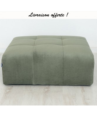 POUF CARRE HR VELOURS...