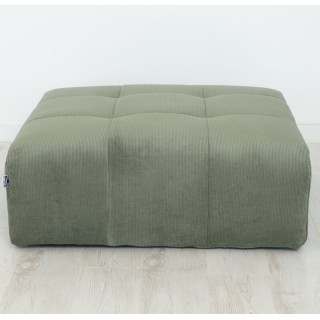 POGO-pouf carré velours côtelé scala