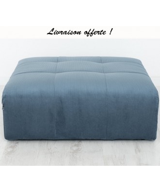 POUF CARRE HR VELOURS...