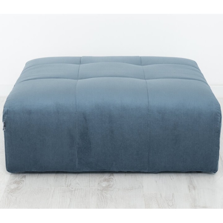 POGO-pouf carré velours côtelé scala