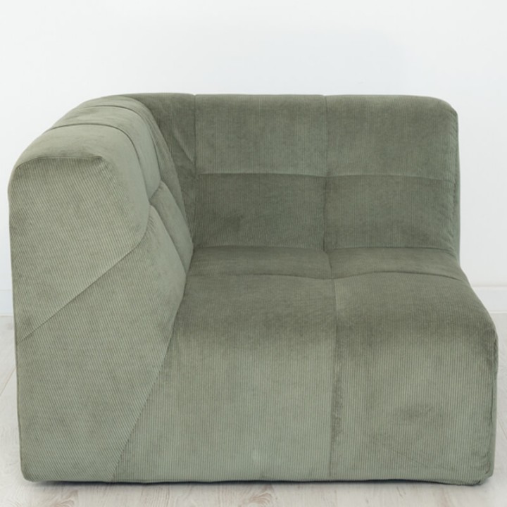 Angle HR Velours Cotelé Scala - Canapé Modulable