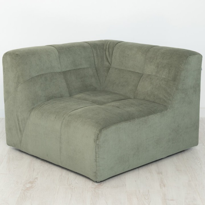 Angle HR Velours Cotelé Scala - Canapé Modulable