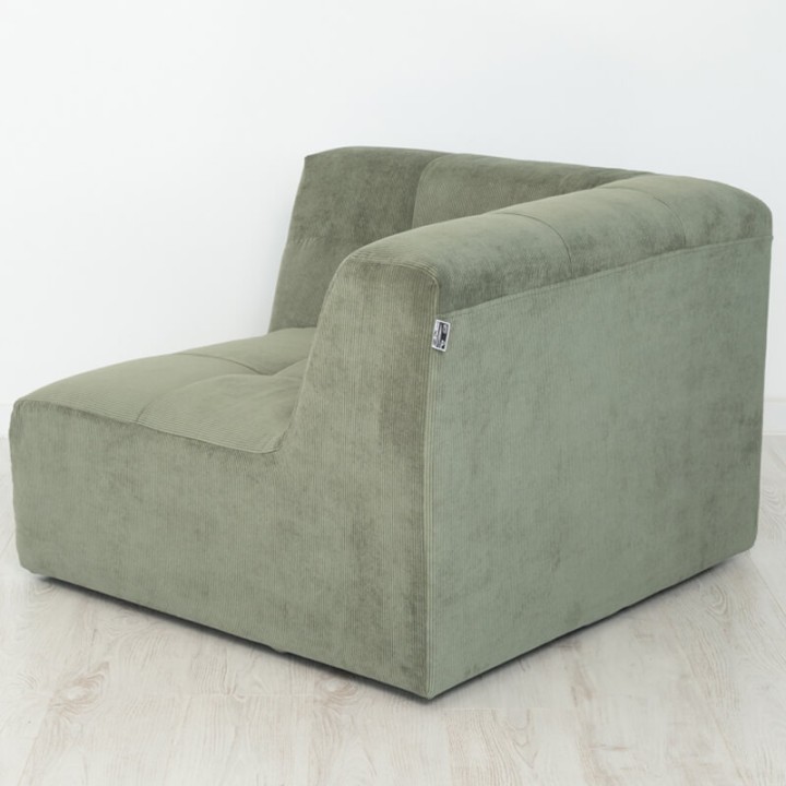 Angle HR Velours Cotelé Scala - Canapé Modulable