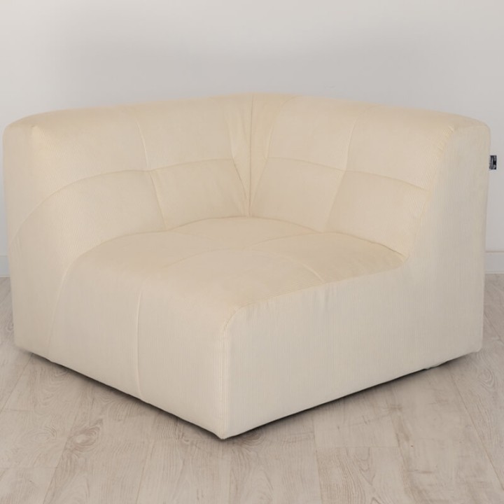 Angle HR Velours Cotelé Scala - Canapé Modulable