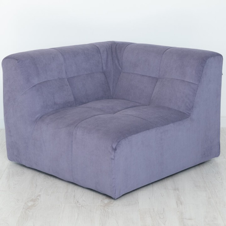 Angle HR Velours Cotelé Scala - Canapé Modulable
